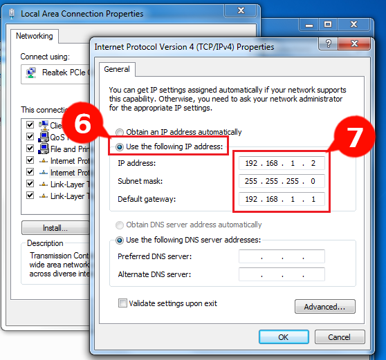 แลน (Lan) คอมพิวเตอร์ 2 เครื่อง